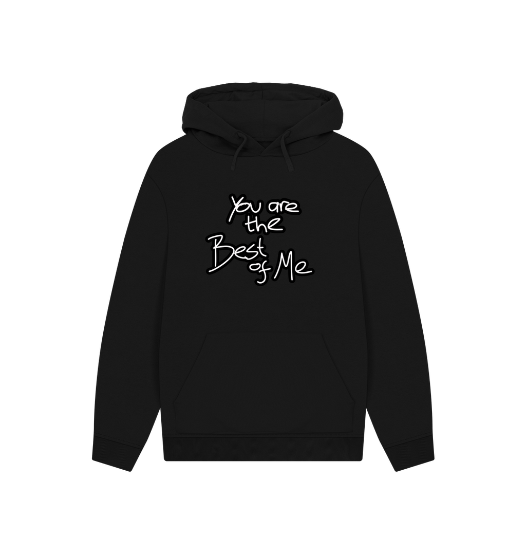Black Printed Hoody
