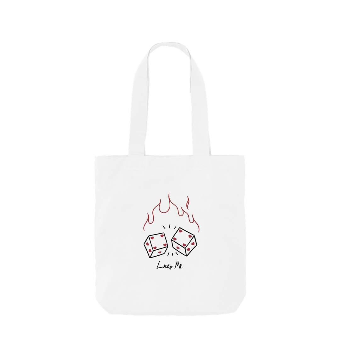 White Printed Bag