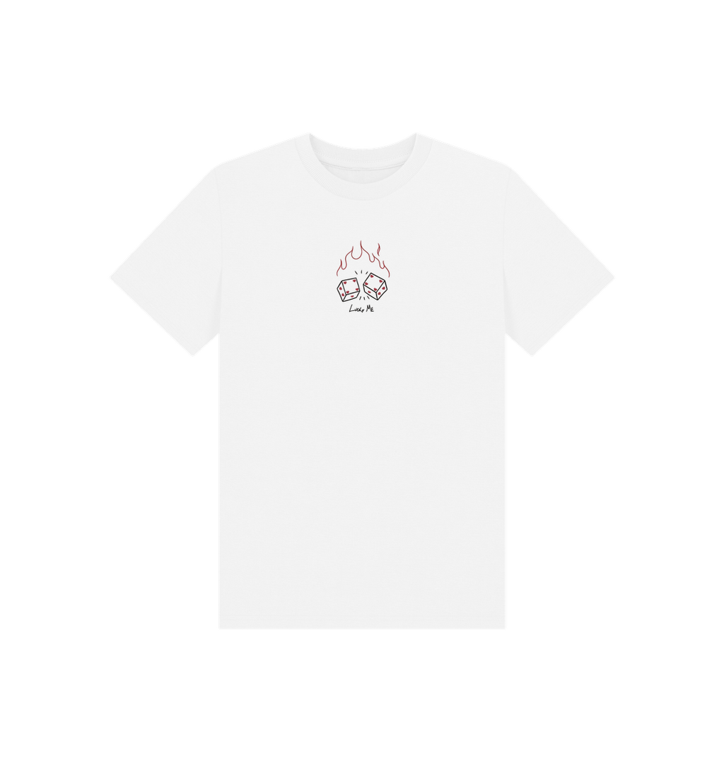 White Printed Kids T-Shirt