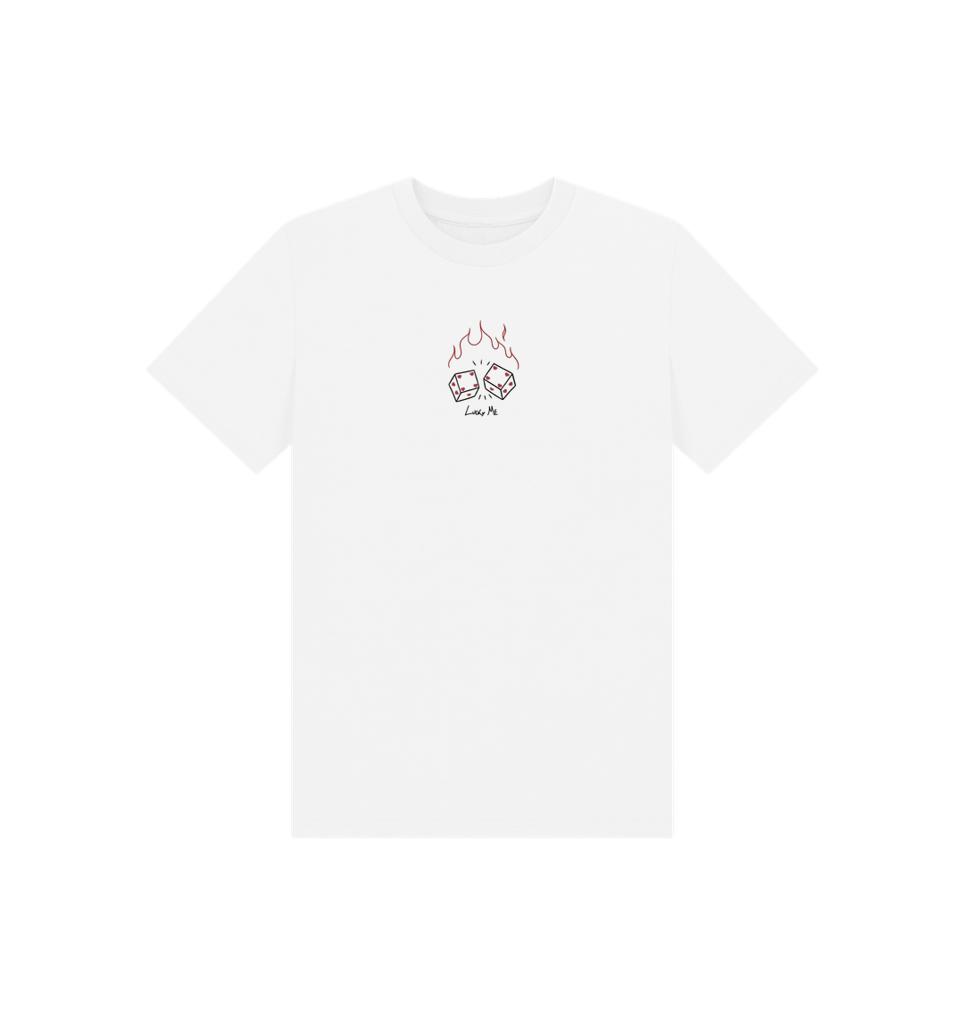White Printed Kids T-Shirt